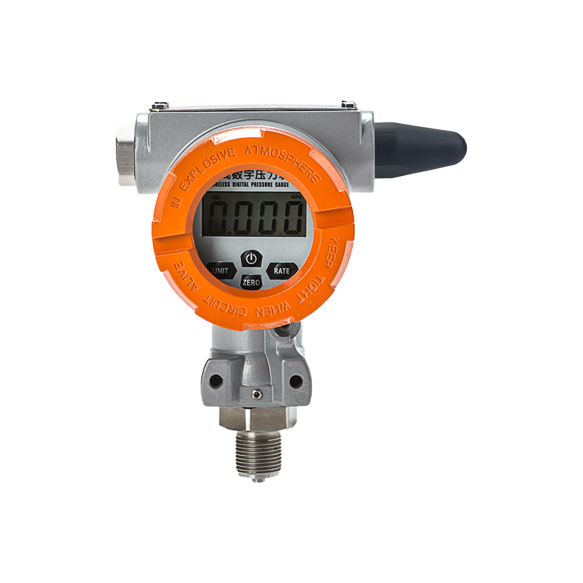 Wireless digital pressure gauge